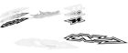 N30-1024 -style Cut Decal 6 Chrome Die