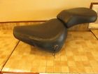 058960 Xlnt Fat Davidson Leather Flstf Passenger Milsco Seat Boy Pillion Harley