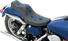 8469522 78-84 80 Diamond King Inserts Ds Flh Seat Harley Blue Queen Mini