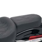 897-07-0282 Pad Tattoo Stitch Pillion Saddlemen Black
