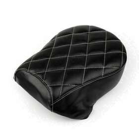 Areyourshop M512-r055-black Rear Cushion Seat Passenger Pillion Diamond Pad Fit For Sportster Iron Xl883n Sg