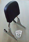 53810-00b Bar Softail Harley Detachable Fat Davidson Pad Boy Sissy Sideplates Backrest
