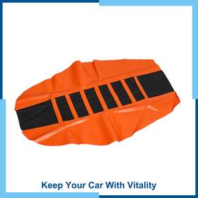 Carpopart 766549727739 Universal Pack 1 Dirt Bike Faux Leather Soft Seat Cover Anti Slip Cushion
