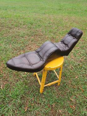 1053-211 Corbin Vintange Deep Brown Hustler Mk 3 Motorcycle Seat