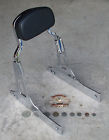 52737-94a Dyna Rigid Sissy Upright Bar Davidson Sideplates Backrest Harley Medallion Pad