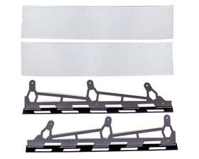 661-6737-b Fivestar Abc Spoiler 6.5in X 60in 70 Degree Black