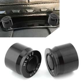 Geminiauto-ususa 420019388140 Solo Mounting Nuts Bolts Black Fit Harley Road King Breakout Glide Fat Boy