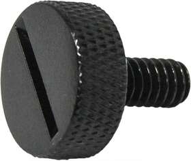 05-097bk Harddrive Quarter Turn Thumb Seat Screw 1/4 Inch -20 Black