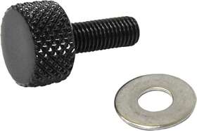 05-318bk Harddrive Knurled Seat Knob - 1/4-28 Black