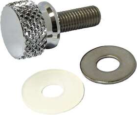 05-319 Harddrive Knurled Stepped Seat Knob 1/4 Inch -28 Chrome