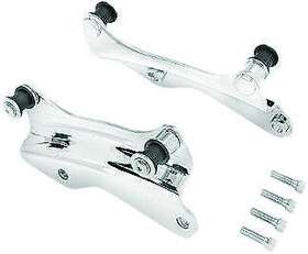 4upqrolpsu Harddrive Parts Hd Chrome 4 Point Back Rest Luggage Rack Docking Kit Street Glide St Special 23
