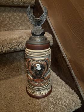 99139-87v Harley Davidson Collectible 1986 4th Edition German Stein
