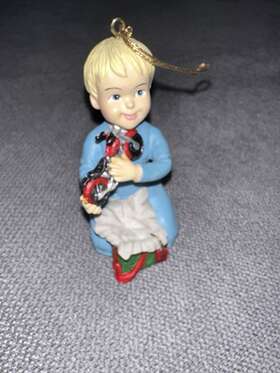 99429-94z Harley Davidson Collectible 1993 Mini Figurine Christmas Ornament