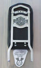 52777-85a Harley Backrest Bar Pillow- Pad Medallion Davidson Euc Sissy Tall