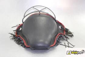 52331-97 Harley Davidson 1997 Harley-davidson Heritage Springer Flsts Front Driver Seat Fringe Red Trim