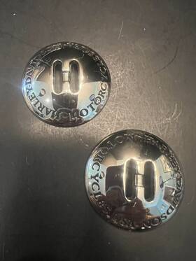 91857-91 Harley-davidson Harley- Decorative Concho Only Set Of 2 Heritage Softail Embellishment