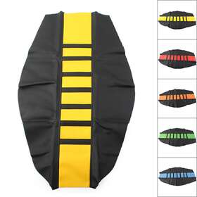 Helparts 211311506284 Motorcycle Pro Ribbed Rubber Gripper Soft Seat Cover For Honda Yamaha Suzuki