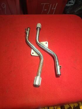 Honda 50350-mn5-000za Goldwing Gl Front Chrome Backrest Bracket Bars