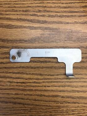 77157-mcf-000 Honda Cbr600 F4 2001-2006 Seat Lock Cable Guard Part #