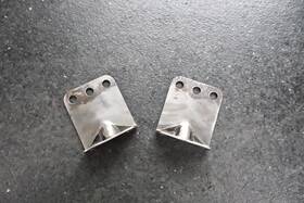 Honda 77202-463-000 1980 Gl1100 Goldwing Seat Right And Left Stay Plate Mount Brackets