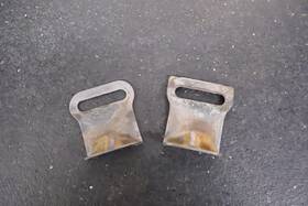 77202-463-740 Honda 1981 1982 1983 Gl1100 Goldwing Seat Right And Left Stay Plate Mount Brackets