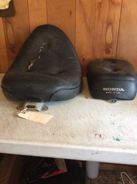 931100sa Honda 1993 1100 Shadow Driver And Passenger Seat Assembly Used