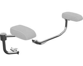 2880032-156 Indian Motorcycles Genuine Quick Release Trunk Armrest Support Kit - Chrome