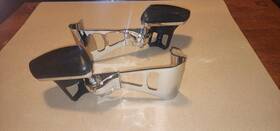 1692 Kuryakyn Adj. Rear Passenger Arm Rests And Drink Holder For Harley Touring Glide