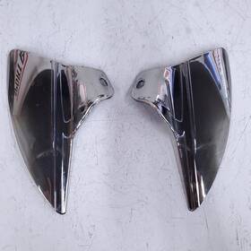 Ku1316 Kuryakyn Heat Deflectors Saddle Shields Reflective Smoke Touring Twin Cam