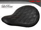 Slst-450354 Leather " Hourglass Custom Stitch Black Solo 16 Harley Rigid Seat Larosa Bobber