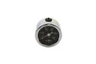 40-0385 Liquid Pressure Face Gauge V-t Harley-davidsons 0-100lbs Black Oil