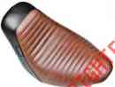 Lk-007pt Bare Bk Pera Bones Seat Pleated Brn Black Brown Le Solo