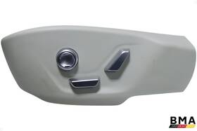88172sar020 Lucid Air Front Left Grey Leather Seat Trim Cover Panel Switch 2022 - 2025 Oem