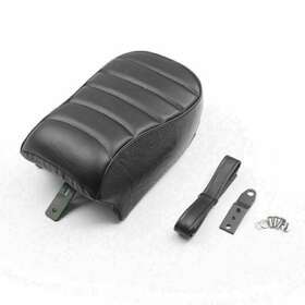 Madhornets M512-r053-black Black Leather Rear Passenger Pad Seat Fit For Sportster Iron 883 Xl883n 16-18