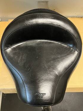 75011 Mustang Black Vtg 2 Up Wide Touring Two Piece Seat Honda Vt1100 Ace And Tourer