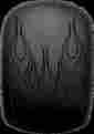 303pgvfeb Pillion Gel Phantom Black Ghoul Pad Flame