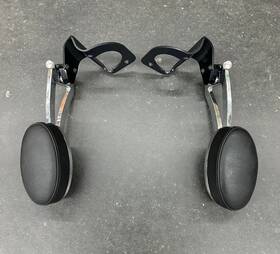 Hd094-14 Rivco Chrome Adjustable Passenger Armrests For 2014-up Harley Touring