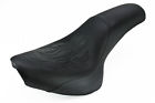 806-04-0512 Seat 06 Black Stitch Fxd35- Profiler Glide Saddlemen Super Flame Tattoo