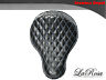Slst-450351blue Chopper Bobber Custom La Rosa Harley-davidson 16 Larosa Black Leather Blue Diamond Stitching Harley Rigid Solo Seat