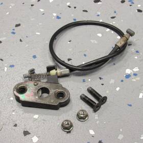 Suzuki 45220-17c00 Oem Seat Latch Striker Plate Assy. With Cable 88-92 Gsxr750 Bracket 89-92 Gsxr1100