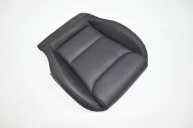 1568598-rh-a Tesla 12-23 Model S Front Right Lower Bottom Seat Leather Cushion Black Oem