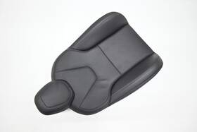 1608638-06 Tesla 21-23 Model S Front Right Passenger Upper Backrest Leather Black Oem