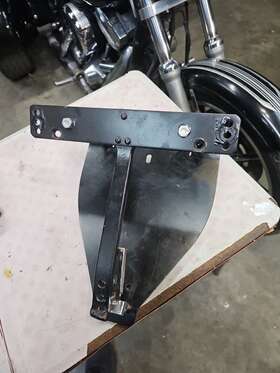 31-4019 V-twin Manufacturing 84 - 1999 Harley Davidson Softail Solo Seat Mount Kit T Bar Assembly Spring Pogo