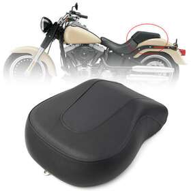 Wwwwriteusa 910000940599 Rear Passenger Seat Pillion For Harley Davidson Flstf Fatboy 2008-2014 Black Zd