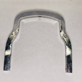51512-02 Wyatt Gatling 6-1/4 Inch Tall Mini Sissy Bar Back Fits Harley Davidson