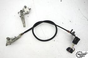 3ck-w2470-00-00 Yamaha 06-15 Fz1 Oem Rear Passenger Seat Latch Lock Assembly Cable 3ck-w2470-00