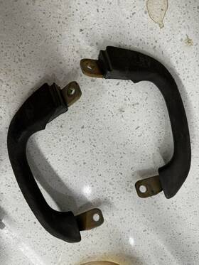 4bp-21644-00-00 Yamaha 1992-1998 Xj600 Xj600s Seca Ii 600 Rear Passenger Seat Grab Bar Rails