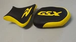 Black Carbon Fiber/yellow Front/rear Seat Covers Will Fit Suzuki 600R/750R 06/07. Fixed Price $82.00.