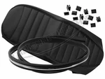 Triumph TR7RV T140V Seat Cover Black 1973-1977 W/trim & Sprags Pn# 83-4789 60.... Fixed Price $262.21.