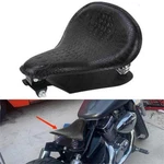 Motorcycle Alligator Large Solo Seat For Harley Softail Chopper Bobber Kawasaki. Fixed Price $57.99.